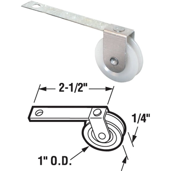Prime-Line 1186 1 In. Plastic Roller Screen Door Tension Springs (2 Pack)
