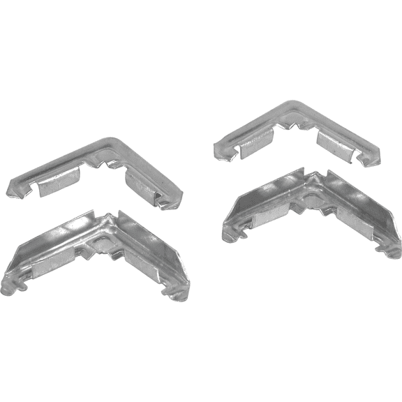 Prime-Line 3/4 In. x 3/8 In. Aluminum Screen Frame Corner - Single Pack  Residential Use, Standard Application