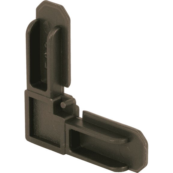 Prime-Line 3/4 In. x 3/8 In. Plastic Screen Frame Corner - Single Pack  Residential Use, Standard Application