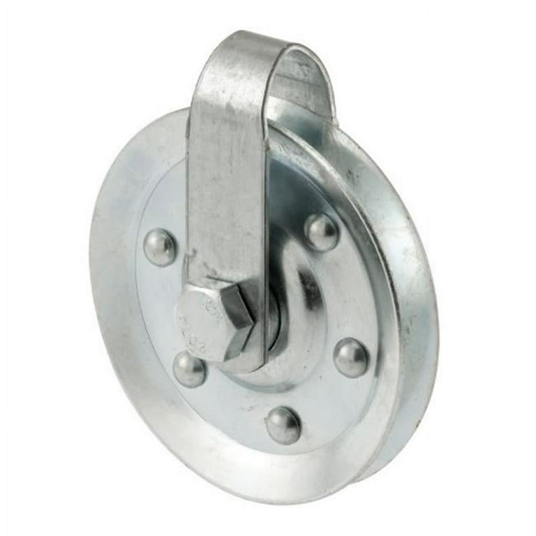 Prime-Line 3 in. D Steel Pulley /Strap and Bolt Prime-Line 3 in. D Steel Pulley /Strap and Bolt
