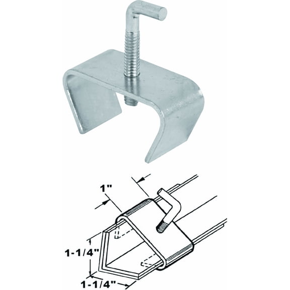 Prime-Line Bed Frame Rail Clamp - Pack of 4 Residential Use, Standard Application