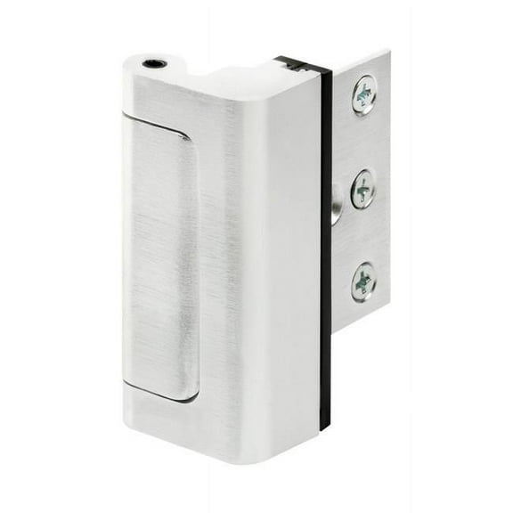 Prime-Line  Brushed Chrome Jamb Entry Door Blocker - Chrome