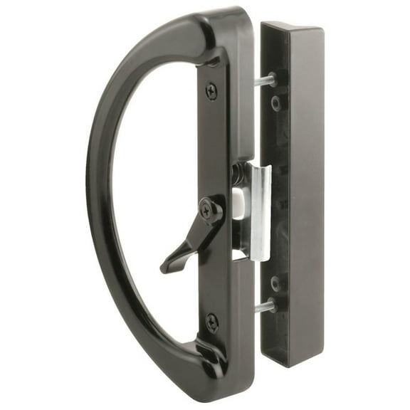 Prime-Line C 1222 Sliding Glass Door Handle Set, 4-15/16 -Inch, Diecast, Clamp Style, Surface Mount, Non-Keyed