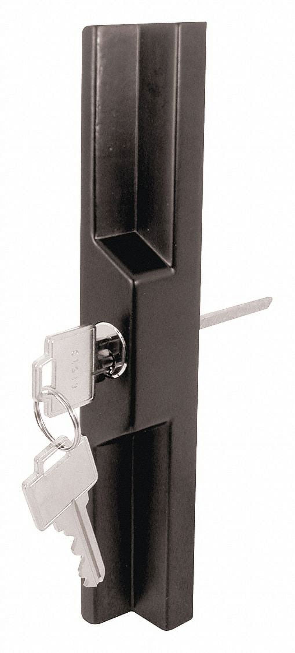 Prime-Line C 1275 Sliding Door Handle Set With Latch, White, 1-Pack 