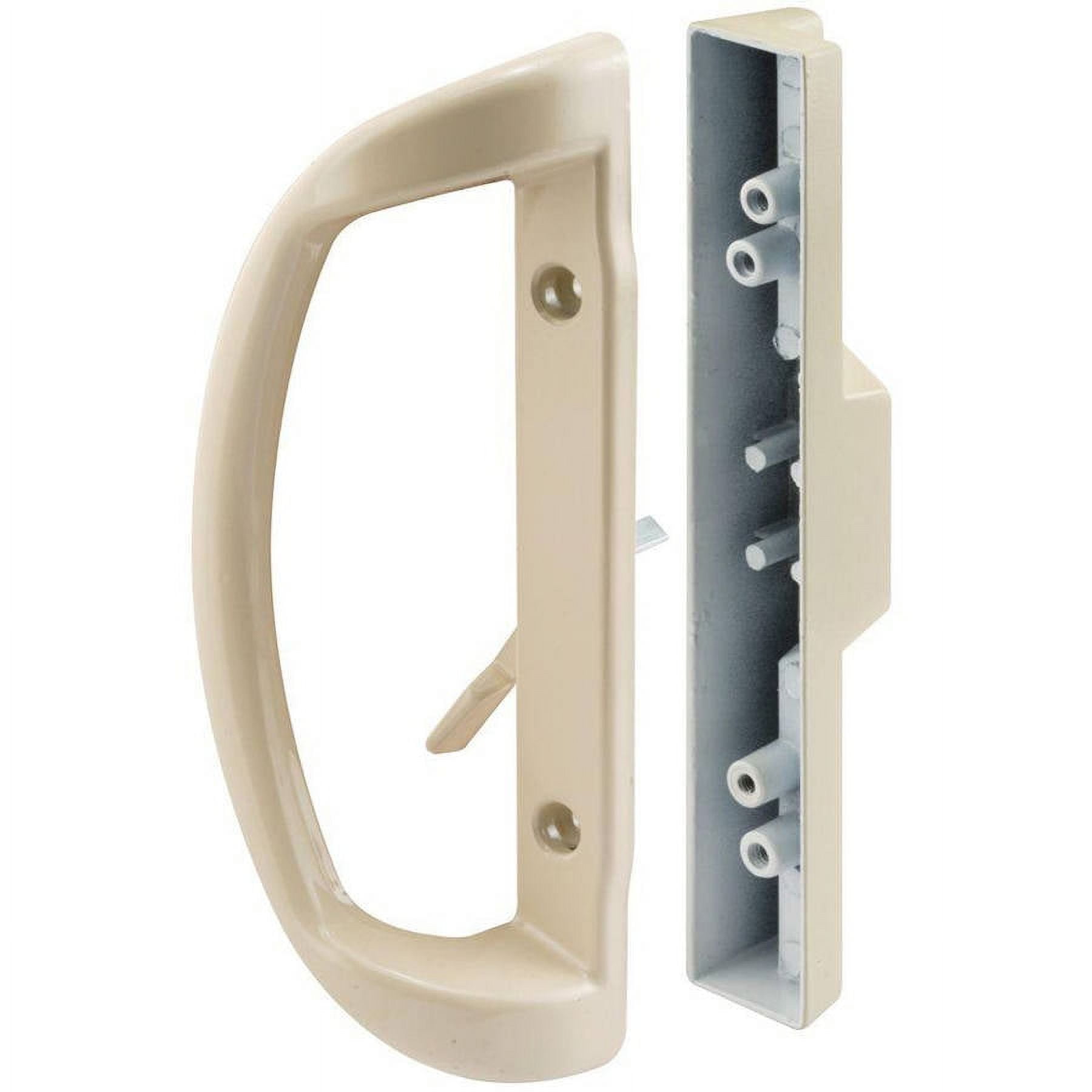 Almond Metal Classic Mortise Style Sliding Door Handle