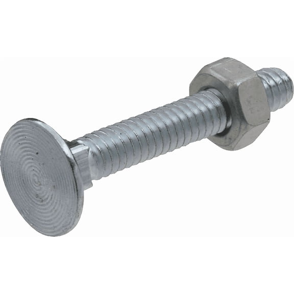 Prime-Line Carriage Nuts And Bolts - Single Pack Construction & DIY Use, Standard Hardware Spec