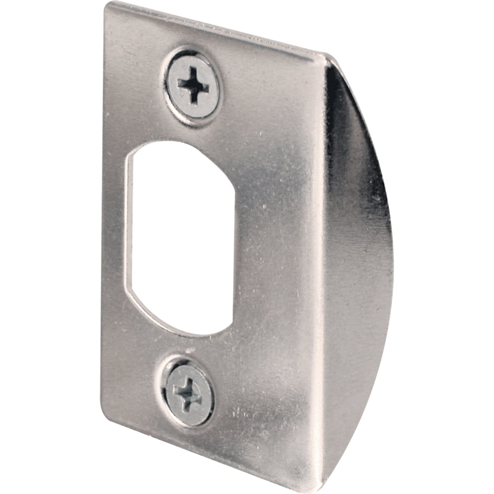 Prime-Line Chrome Plated, Dead Latch Door Lock Strike