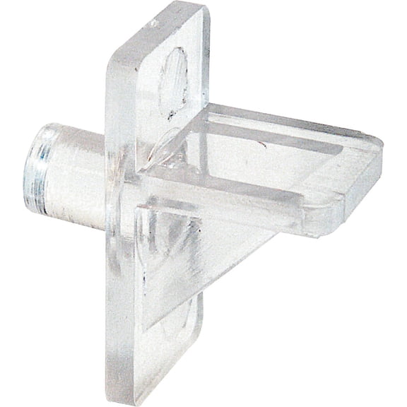 Prime-Line Clear Plastic Shelf Support Peg 1/4 inch Ga. 1.050 in. L
