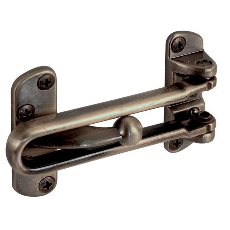 Diecast, Antique Brass Plated, Swing Bar Door Guard Diecast, Antique Brass Plated, Swing Bar Door Guard