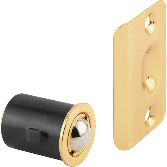 Prime-Line Drive-In Ball Bullet Catch and Strike - Pack of 4  Standard Mounting Hardware, Drop-In Replacement