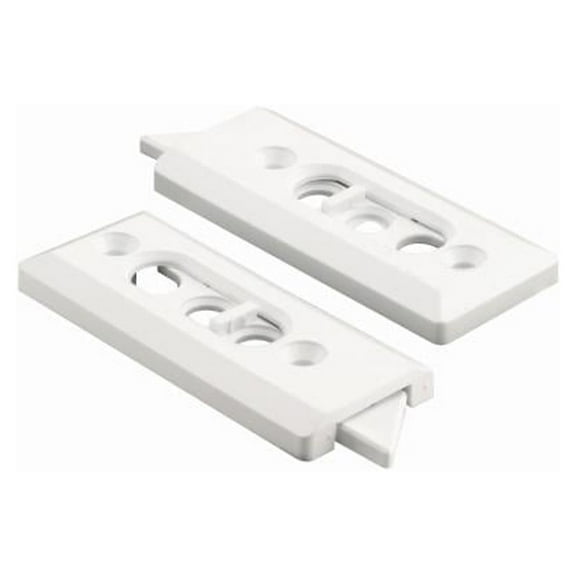 Prime Line F 2728 Tilt Window Latches, White Plastic, Spring-Loaded, 2-1/8 In., 2-Pk. - Quantity 6