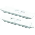 PrimeLine F 2734 Tilt Latch Pair, White Plastic Construction, Spring