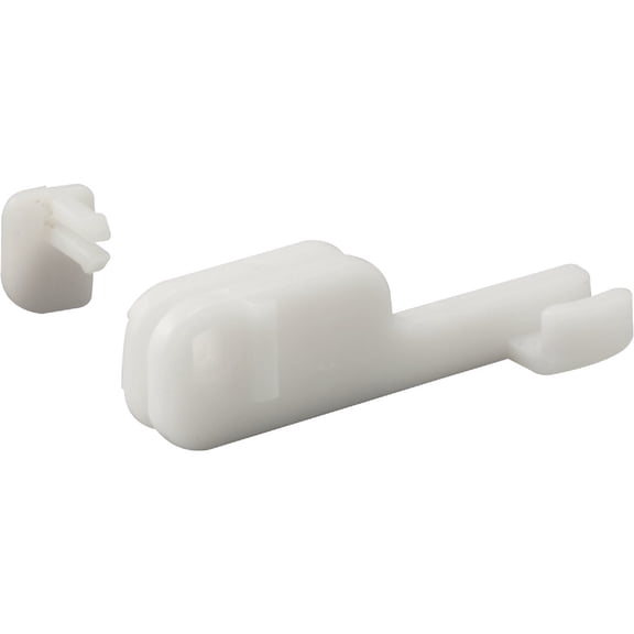 Prime-Line Frameless Door Bottom Guide - Single Pack