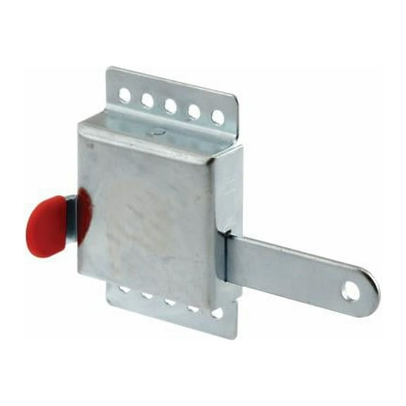 Prime-Line GD 52118 Inside Security Deadlock Fits Most Garage Doors, Heavy Duty Galvanized Steel Housing - Quantity 6