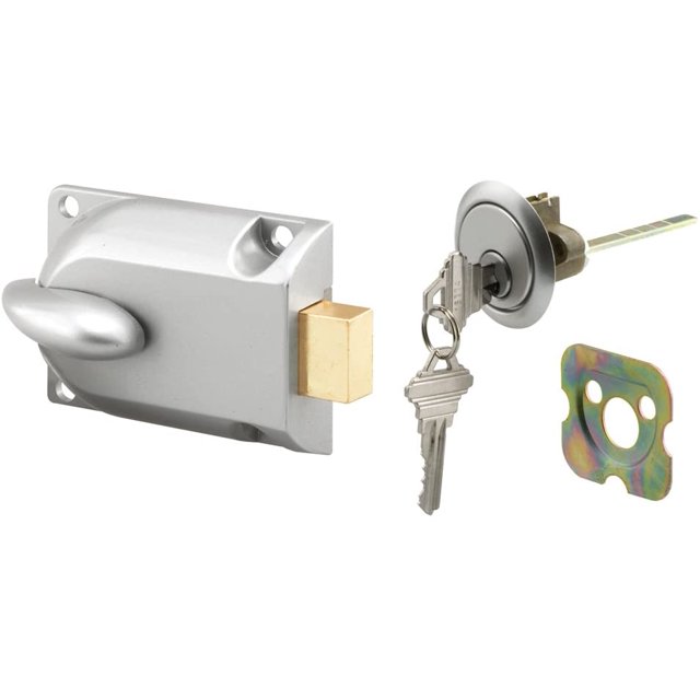 PrimeLine GD 52119 Diecast Painted Aluminum, Center Mount Deadbolt