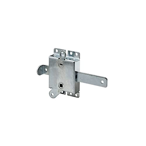 Prime-Line GD 52138 Inside Deadlock  Heavy Duty Galvanized Steel Housing, Fits Most Garage Doors, Extra Protection as a Security Lock, 7/8 x 1/8In. (Single Pack)