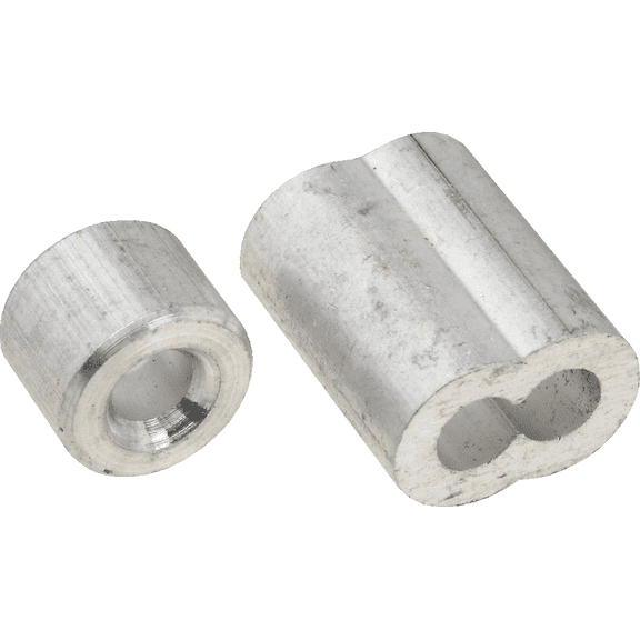 Prime-Line Garage Door Ferrule & Stop Kit - Pack of 2 Standard Mounting Hardware, Drop-In Replacement
