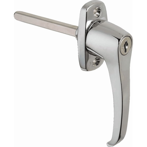 Prime-Line Garage Door Universal Locking L-Handle with Key - Pack of 2 Residential Use, Standard Application