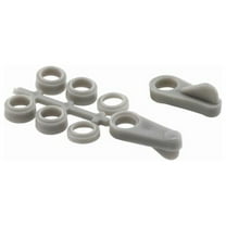 Prime-Line L 5920 Universal Window Screen Clips, Gray, Flush To 7/16 In., 4-Pk. - Quantity 6