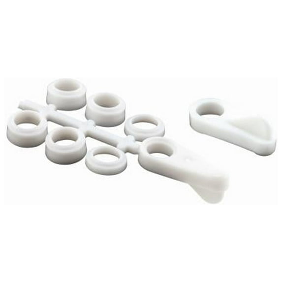 Prime-Line L 5924 Universal Window Screen Clips, White Plastic, 4-Pk. - Quantity 6