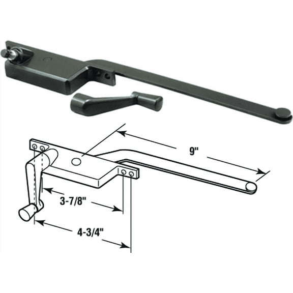 Prime-Line Left and Right Casement Operator - Single Pack  Residential Use, Standard Application