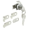 thumbnail image 1 of Prime-Line Mailbox Lock, 5 Cam, Chrome Finish, National 14 Keyway, Opens Clockwise Direction, 90 Degree Rotation, W/Dust Cover, 1 of 2