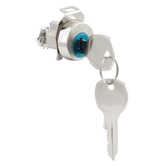 Mailbox Lock, 5-Pin, Steel, Zinc Plated Finish, Counter Clockwise Rotation, Auth-Florence Vital 1570, No Cams