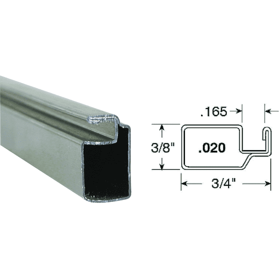 Prime-Line Make-2-Fit 3/4 x 3/8 Aluminum Screen Frame - Pack of 2 Residential Use, Standard Application