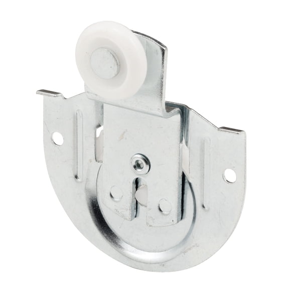 Prime-Line N 6649, 1.30 x 3.75 x 6.40" Nylon Wheel Barn Door Hardware Kit 2 Pieces