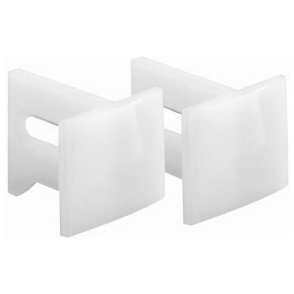 Prime-Line N 7015 Pocket Door Bottom Guides, 1-1/8 In., 2-Pk. - Quantity 6