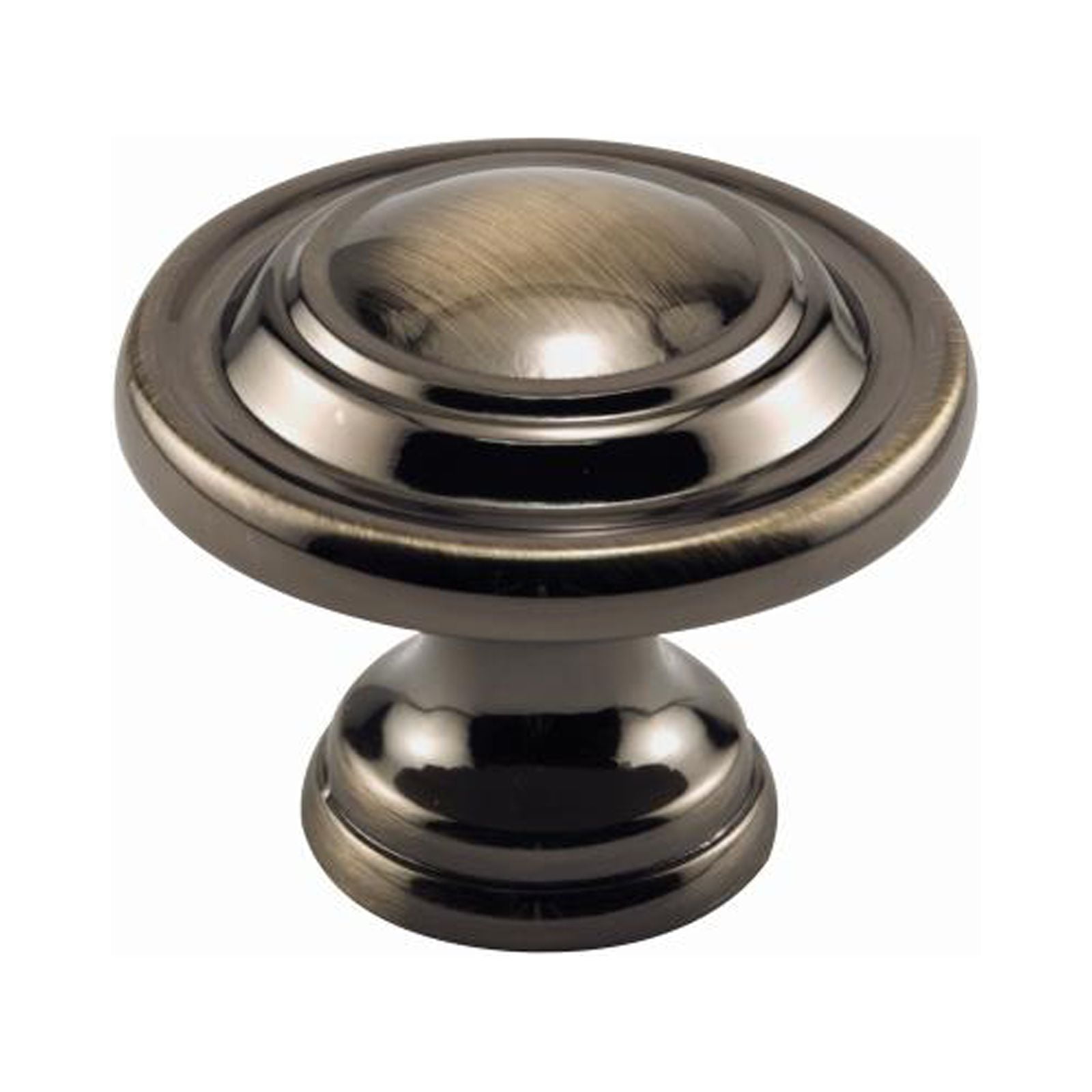 Prime-Line N 7370 Bi-Fold Door Pull Knob, Antique Brass Finish, 1-11/16 In. - Quantity 6