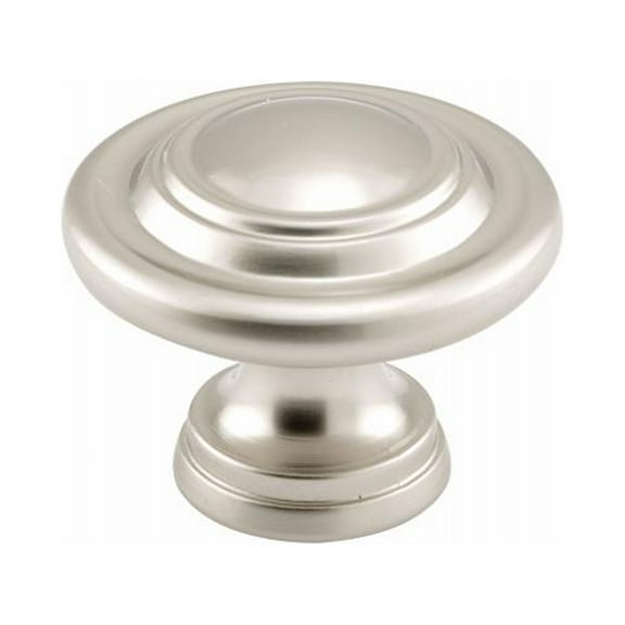 Prime-Line N 7372 Bi-Fold Door Knob, Satin Nickel, 1-11/16 In. Outside Diameter - Quantity 4