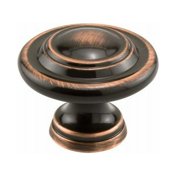 Prime-Line N 7385 Bi-Fold Door Pull Knob, Classic Bronze Finish, 1-11/16 In., 1-Pk. - Quantity 6