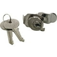 thumbnail image 1 of 5-Pin Tumbler Diecast Nickel-Plated Mailbox Lock, Bommer, 1 of 3