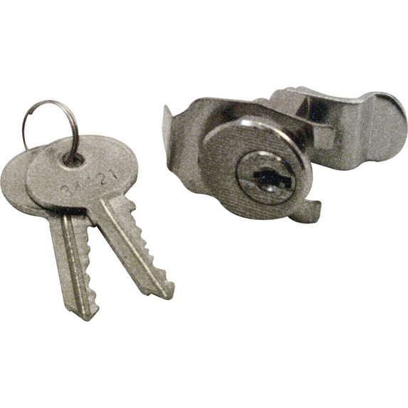 5-Pin Tumbler Diecast Nickel-Plated Mailbox Lock, Bommer