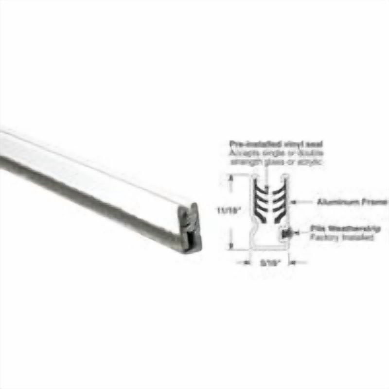 PRIME-LINE 11/16x5/16x72 Wh Wn Sash PL14179 Pack of 12