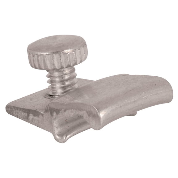 Prime-Line PL 7957 3/4 in. Storm Door Panel Clips with Screws, Mill Finish 8 Pack