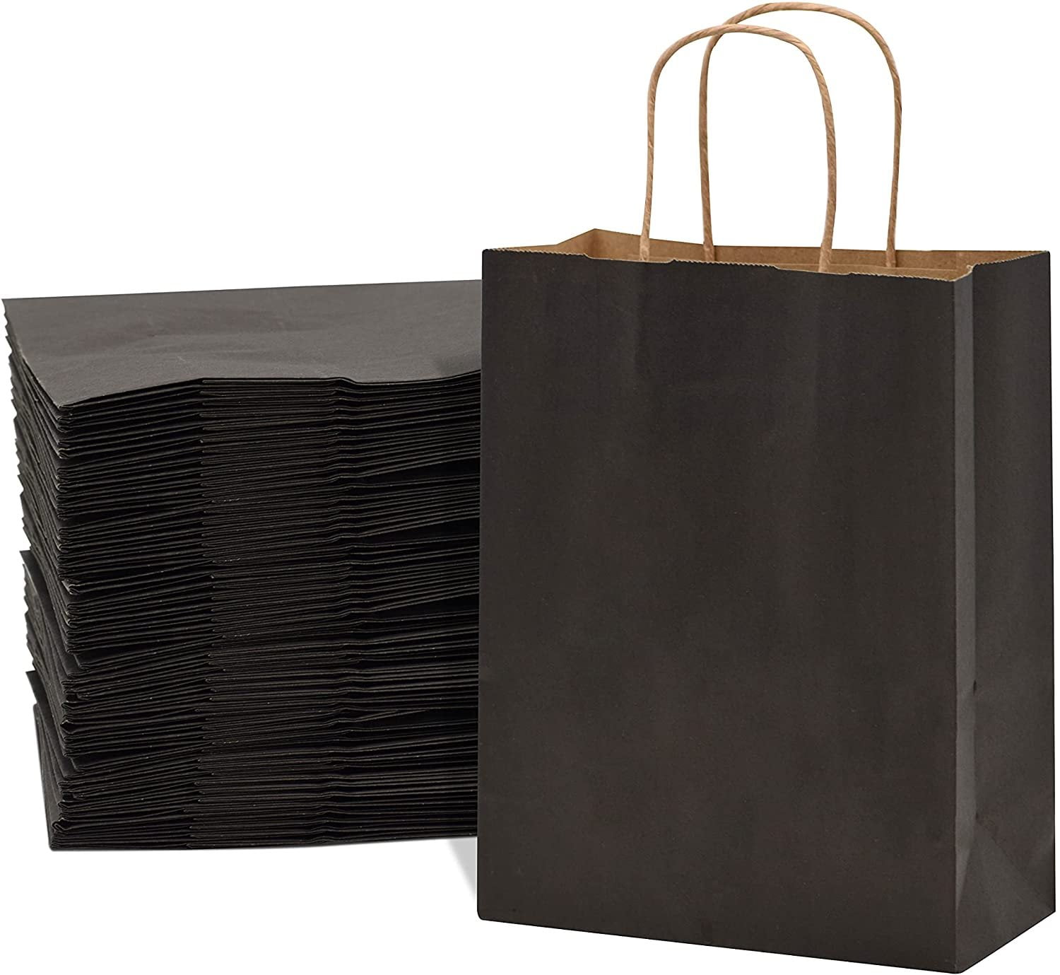 Prime Line Packaging Black Paper Bags, Black Gift Philippines Ubuy - Main Image