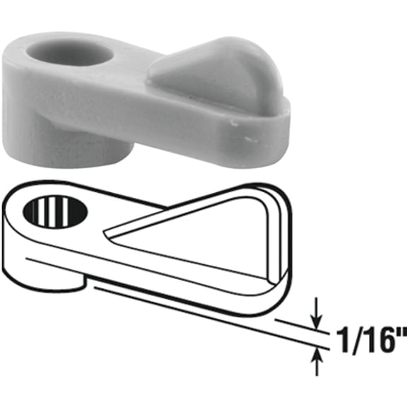 Prime-Line Plastic Window Screen Clip - Pack of 12