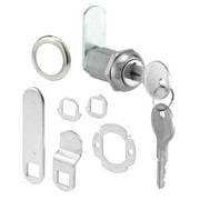 Prime-Line Plated Die Cast Housing and Steel Lock Cam3/16 Chrome for Drawer or Cabinet