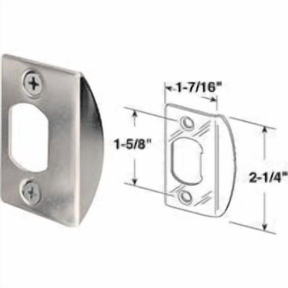 Prime Line Prod. DEFENDER SECURITY 1-3/4 In. X 2-1/4 In. Lip Strike