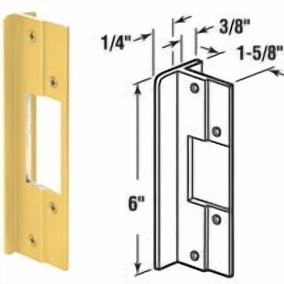 Prime Line Prod. Defender Security Aluminum Latch Guard