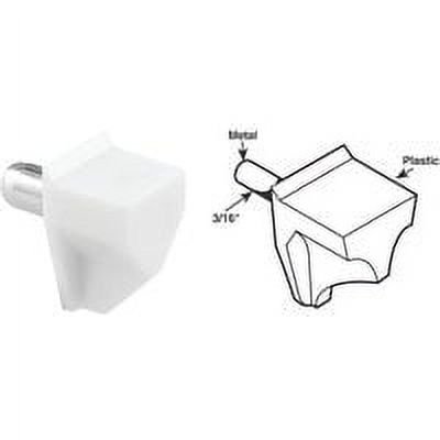 Prime Line Prod. Prime-Line 5mm Plastic With Steel Shelf Support, Case of 6
