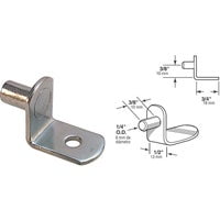 Prime Line Prod. Prime-Line Nickel Shelf Support, Case of 6