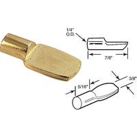 Prime Line Prod. Prime-Line Spoon-Style Shelf Support Peg, Case of 6