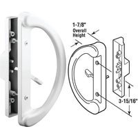 Prime Line Prod. Prime-Line Standard Reversible Surface Mount Sliding Patio Door Handle Set - Pack of 2 Bulk Trade Pack