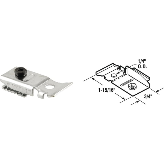 Prime Line Prod. Prime-Line Steel Bifold Door Top Pivot Bracket - Pack of 8
