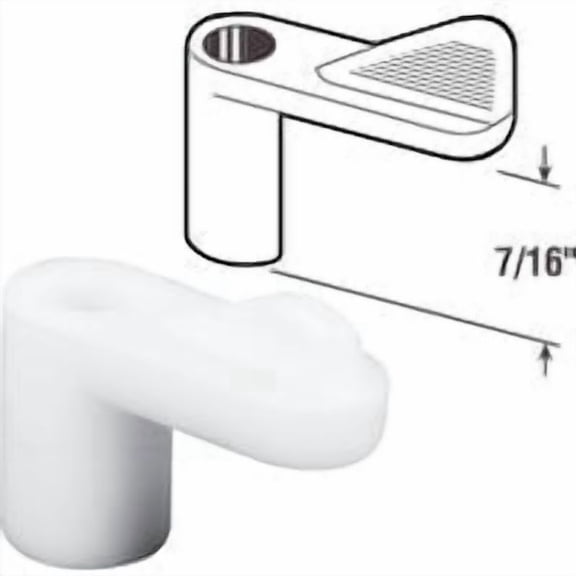 Prime Line Prod. Prime-Line Swivel Plastic Screen Clips with Screws - Pack of 10 Contractor Value Pack
