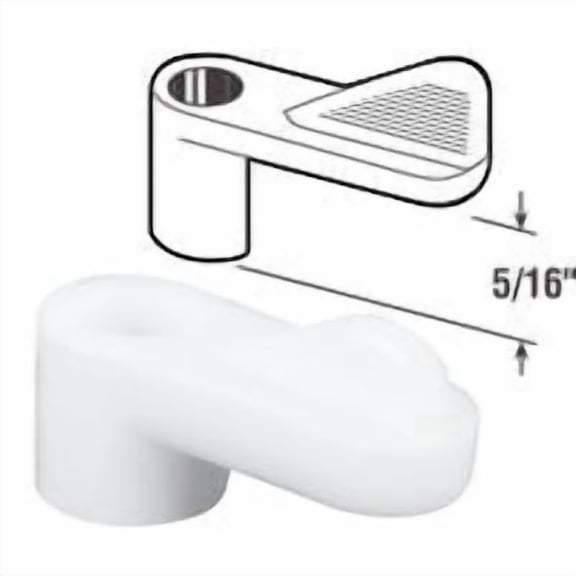 Prime Line Prod. Prime-Line Swivel Plastic Screen Clips with Screws - Pack of 4 Stock-Up Pack