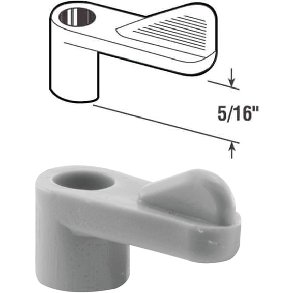 Prime Line Prod. Prime-Line Swivel Plastic Screen Clips with Screws - Pack of 8